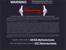 Tablet Screenshot of myhookerguide.com